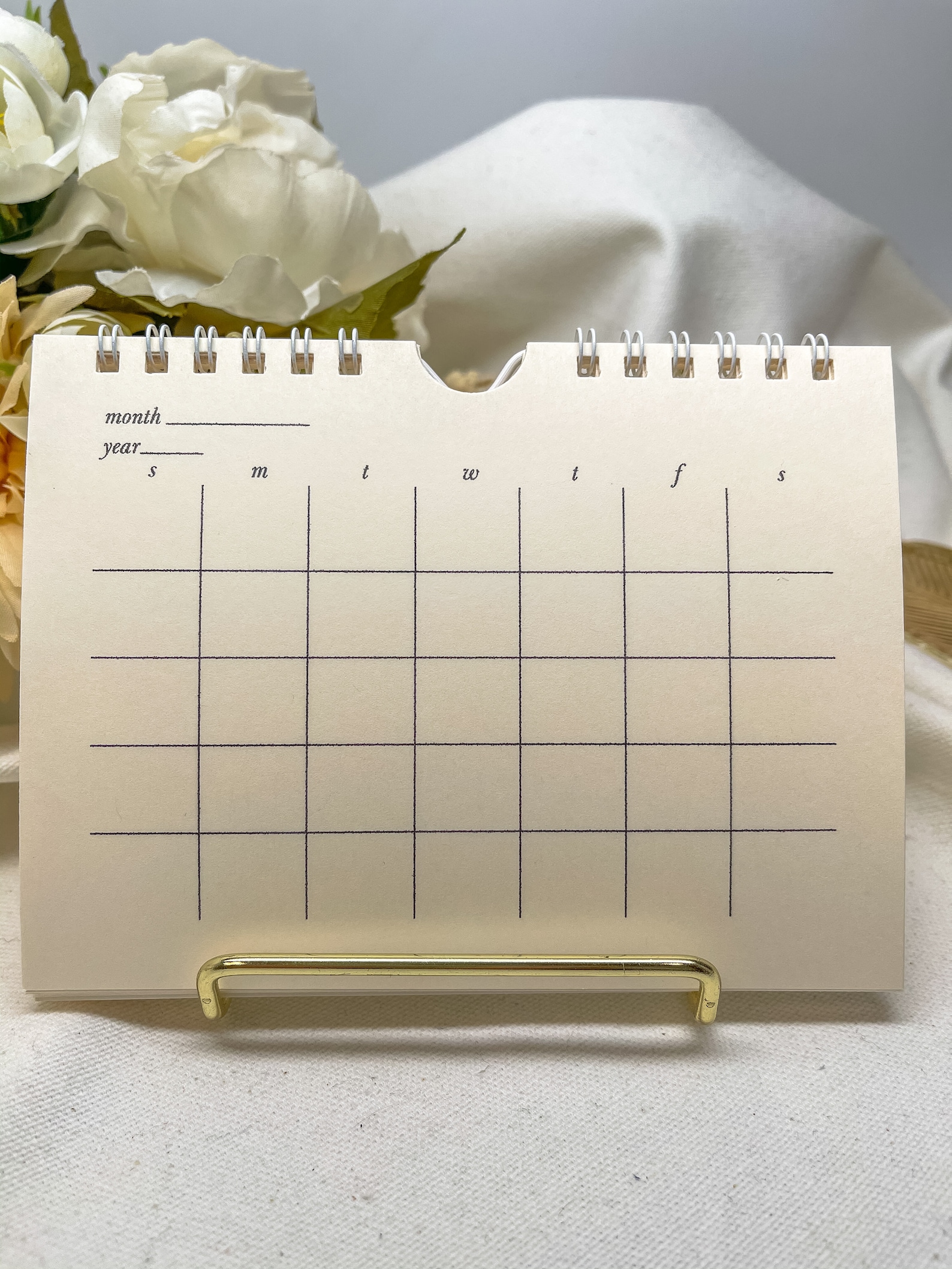 DIY Calendar / Blank Calendar / Mini Wall Calendar / Simple | Etsy