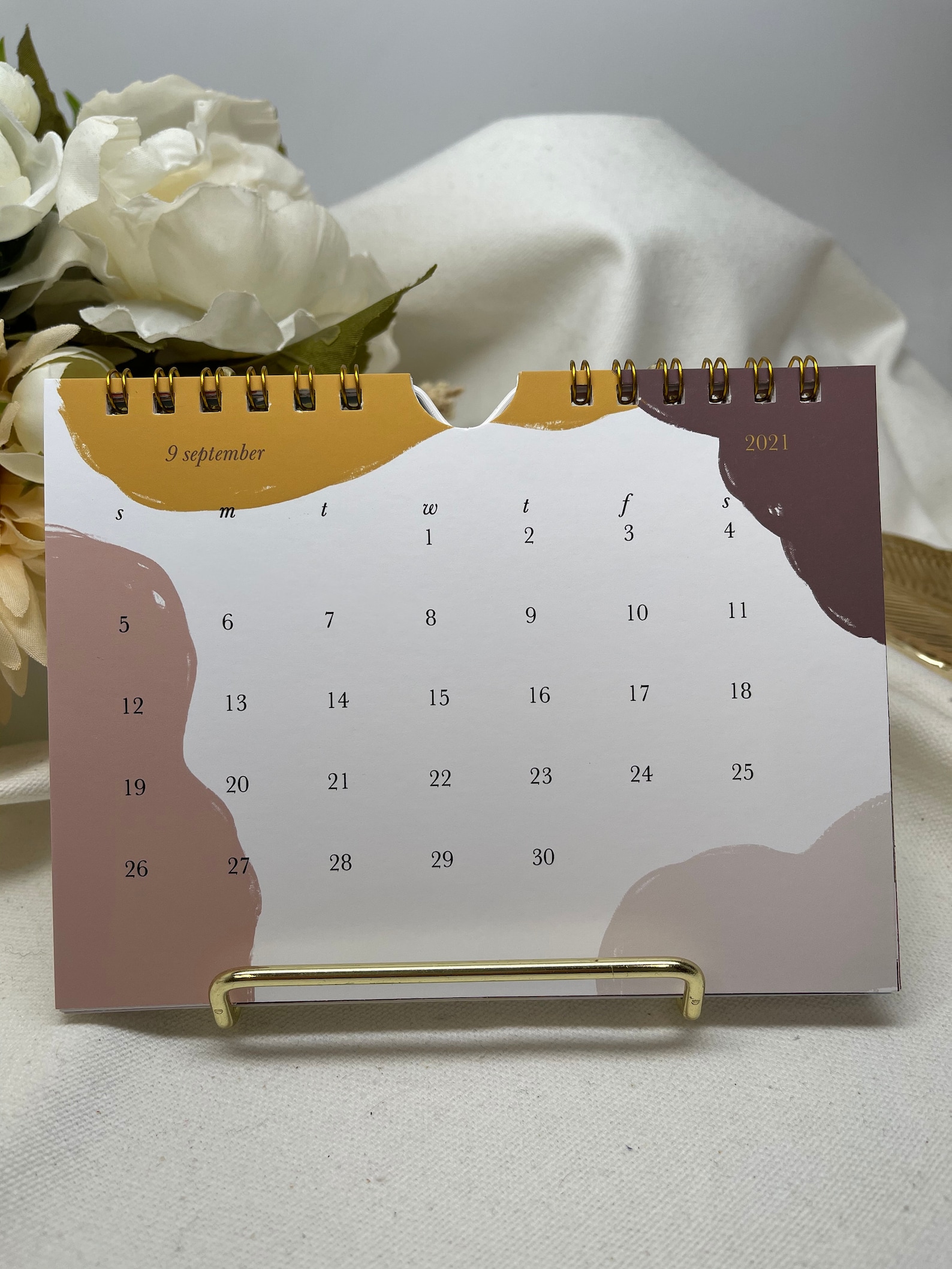 Mini Wall Calendar / Mini Calendar / Cute Graphic Calendar / Etsy