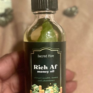 Rich Af/ Money drawing oil/Manifestation oil