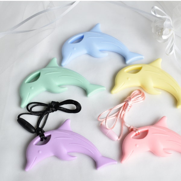 Dolphin silicone necklace | Stim Toy | Sensory  | Fidget | Anxiety | Autism | ADHD | Pacifier