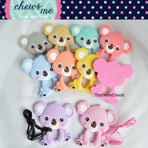 Koala bear silicone necklace | Anxiety Stress Relief | Stim Toy | Sensory  | Fidget | Autism | ADHD | Pacifier