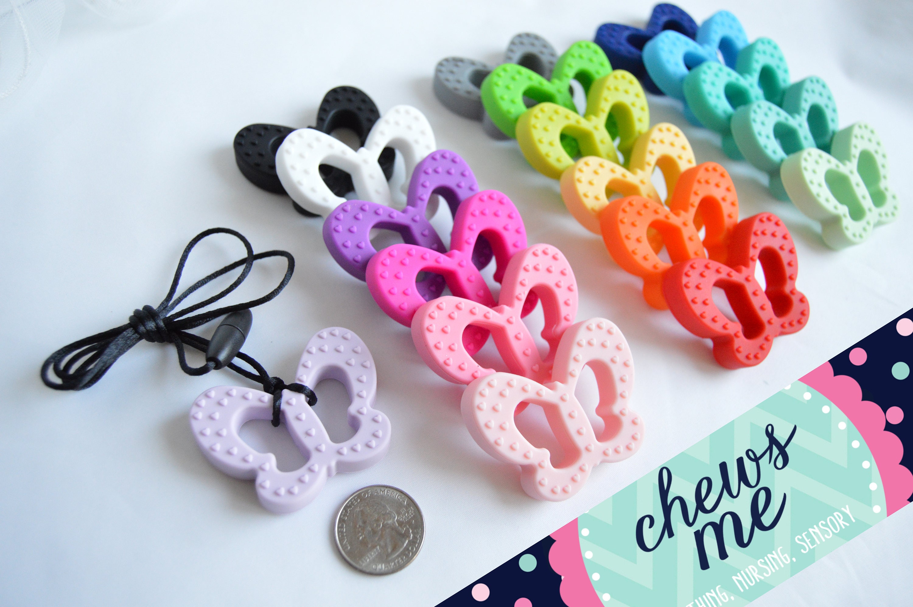 silicone sensory necklace