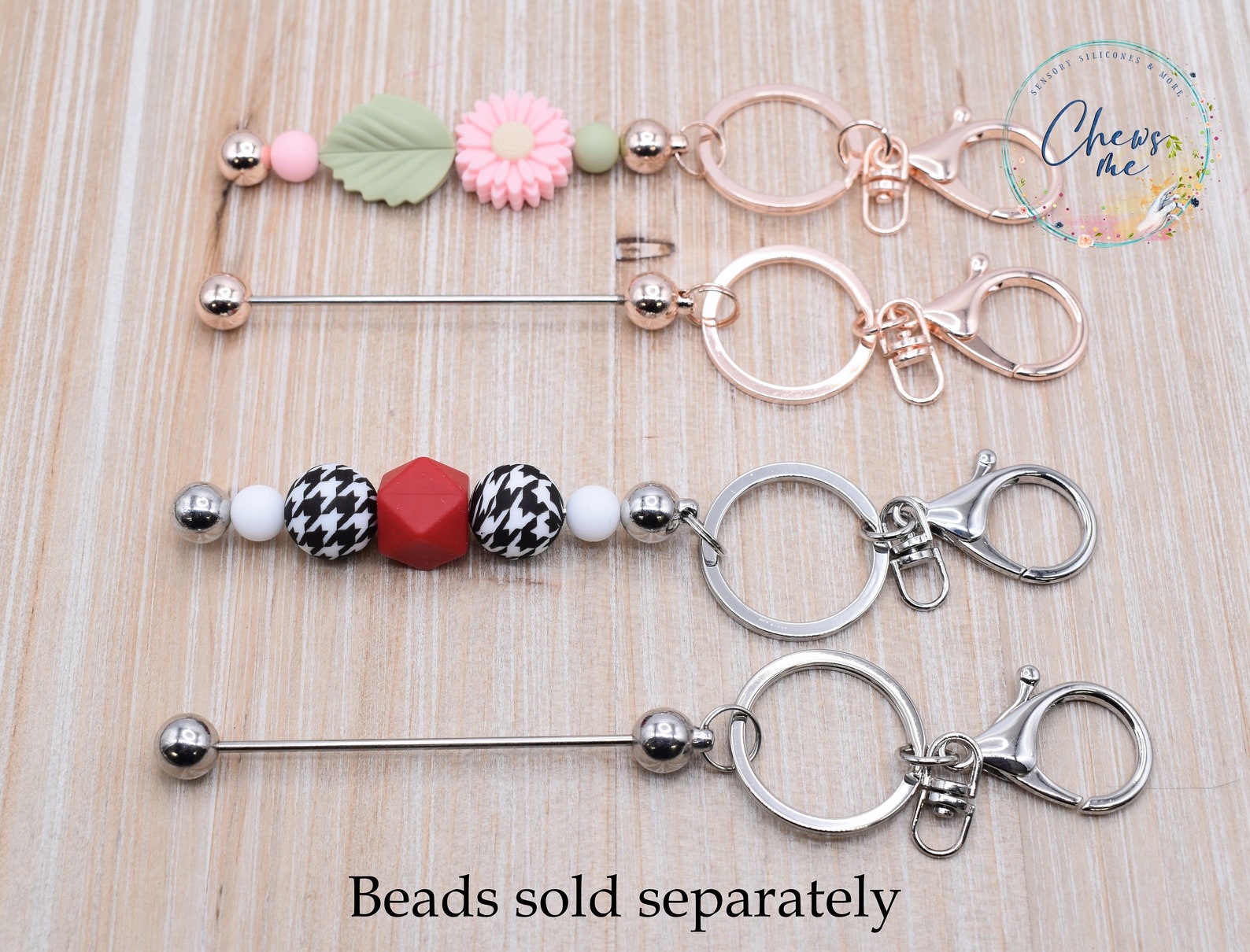 Easy DIY Beadable Keychain and Lobster Clasp | Keyring | Swivel | Key ...