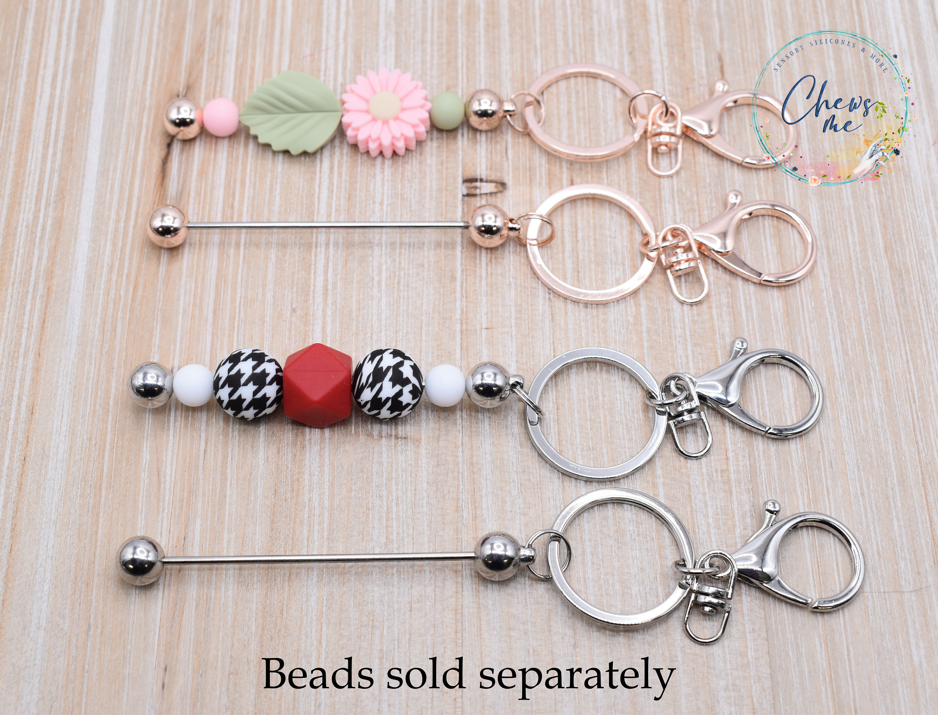 Easy DIY Beadable Keychain and Lobster Clasp | Keyring | Swivel