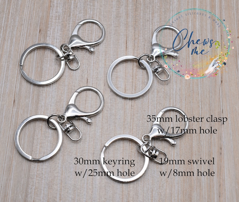Bulk Silver Lobster Clasp | 10 Pieces | Keyring | Swivel | Key Chain ...