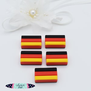 Flag silicone bead | Germany | Focal Bead | Chewelry | Sensory | Fidget | Toy | STIM | Chewlery |  ADHD