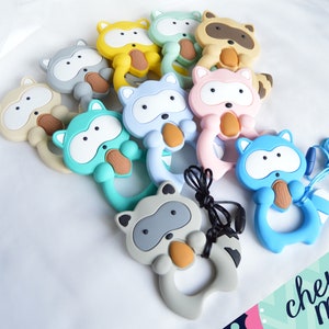 Raccoon silicone necklace |  | Stim Toy | Sensory  | Fidget |  ADHD