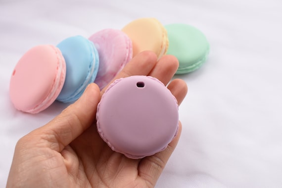 Macaron Cookie Necklace | Biscuit Silicone | Stim Toy | Sensory