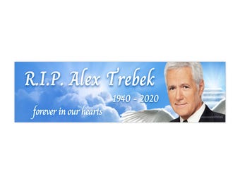 RIP Alex Trebek Bumper Sticker