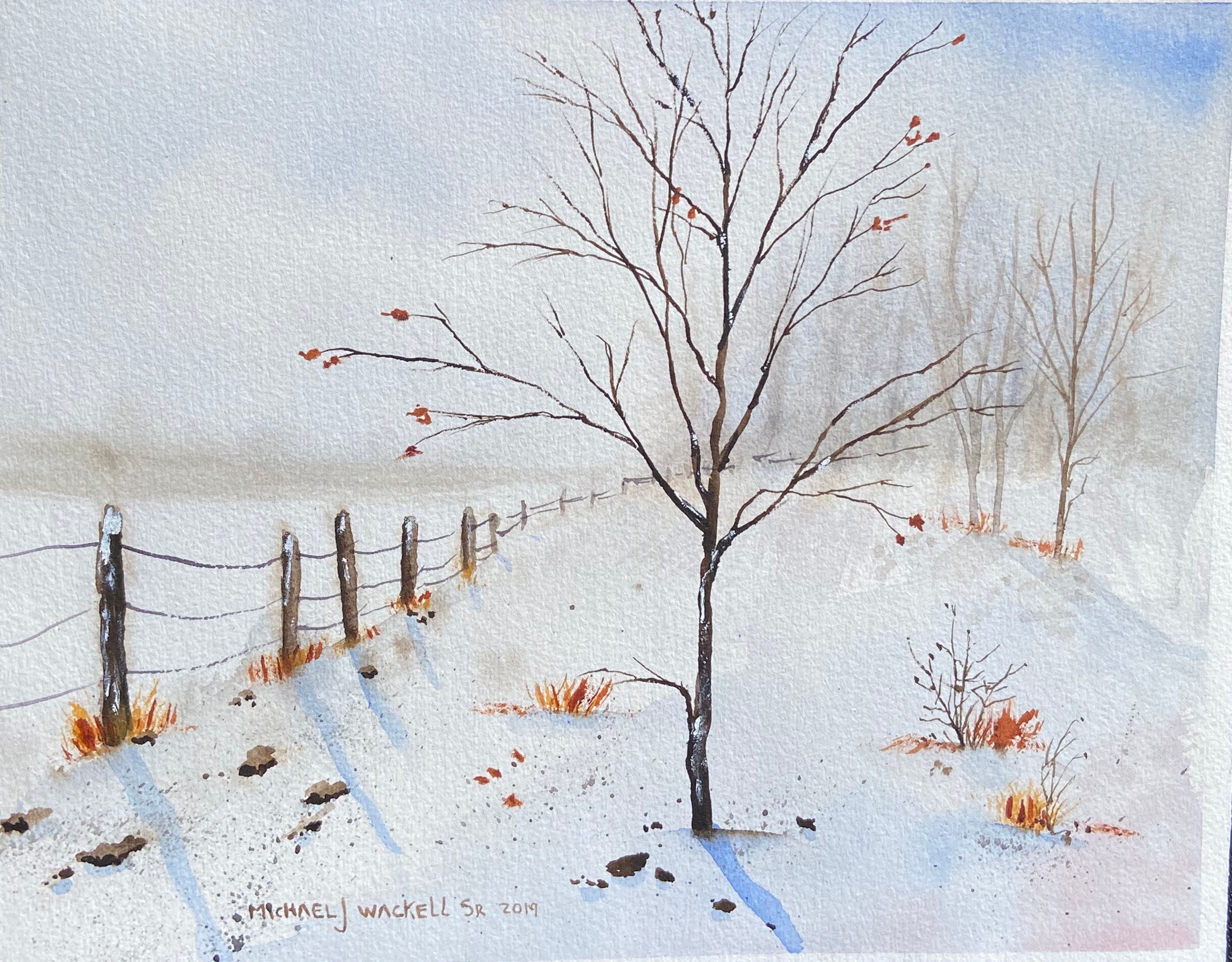 winter landscape painting easy winter landscape painting easy