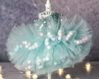 Handmade Faux Fur Bunny Dress with Personalization, Addition to Plush Bunny Toy for Perfect Gift