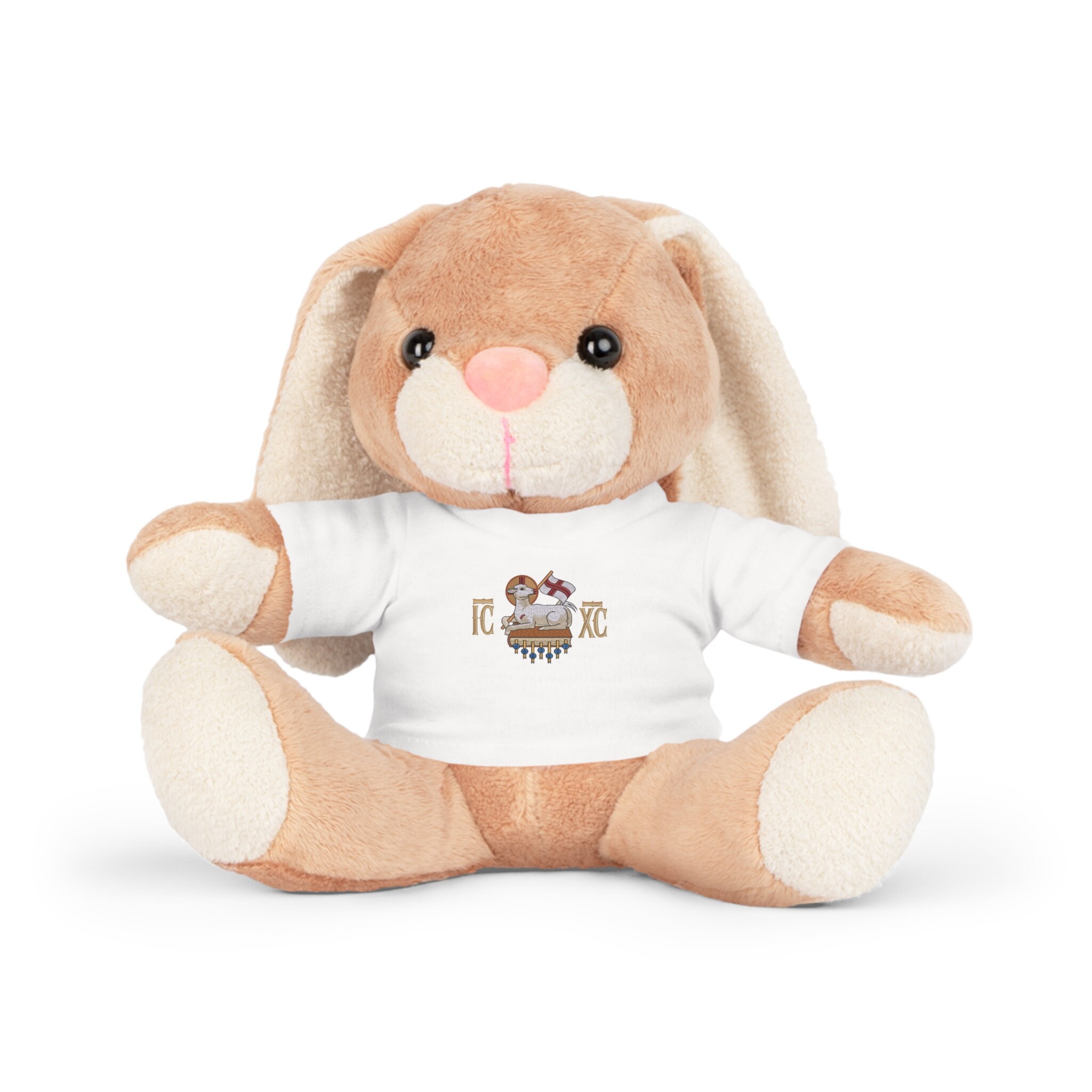 Agnellini Di Peluche Religiosi Con Maglietta Assortiti, 12 Pezzi. Nuovi, Giocattoli Fun Express Per Catechismo O Pasqua.