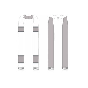 Style 1004 - 4.5&quot; Wide Pastor, Priest, or Clergy Stole Sewing Pattern