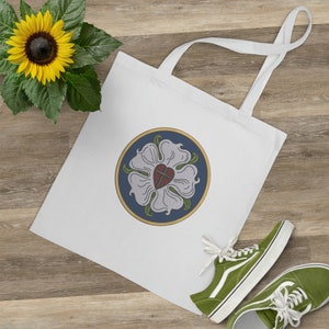 Tote Bag Christian Luther Rose Reformation Gift For Pastor Lutheran Gifts