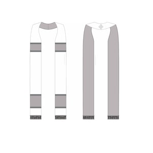 Style 1005 - 5&quot; Wide Pastoral or Priest Stole Sewing Pattern