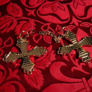 Morsekorsformat lås för prästkoppar