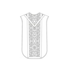 Traditional Latin Mass Fiddle back Chasuble Church Vestment Sewing pattern