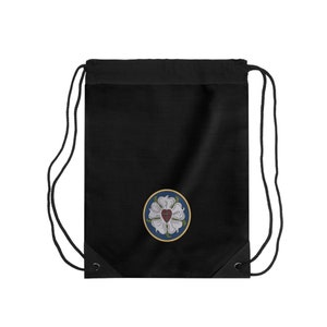 Drawstring Bag Christian Luther Rose Reformation Gift For Pastor Lutheran Gifts Youth Group Accessories