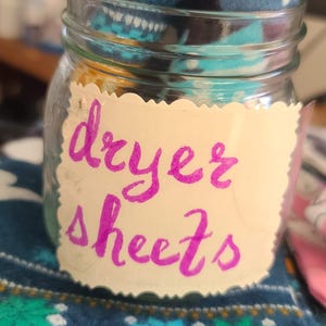 Reusable Dryer Sheets