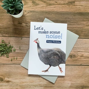Guinea Fowl – Fun Birthday Card