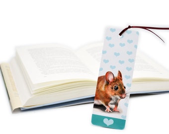 Mouse Paper Bookmark – Glossy Wildlife Bookmark