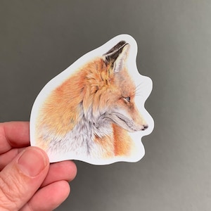 Fox – Vinyl Woodland Animal Sticker