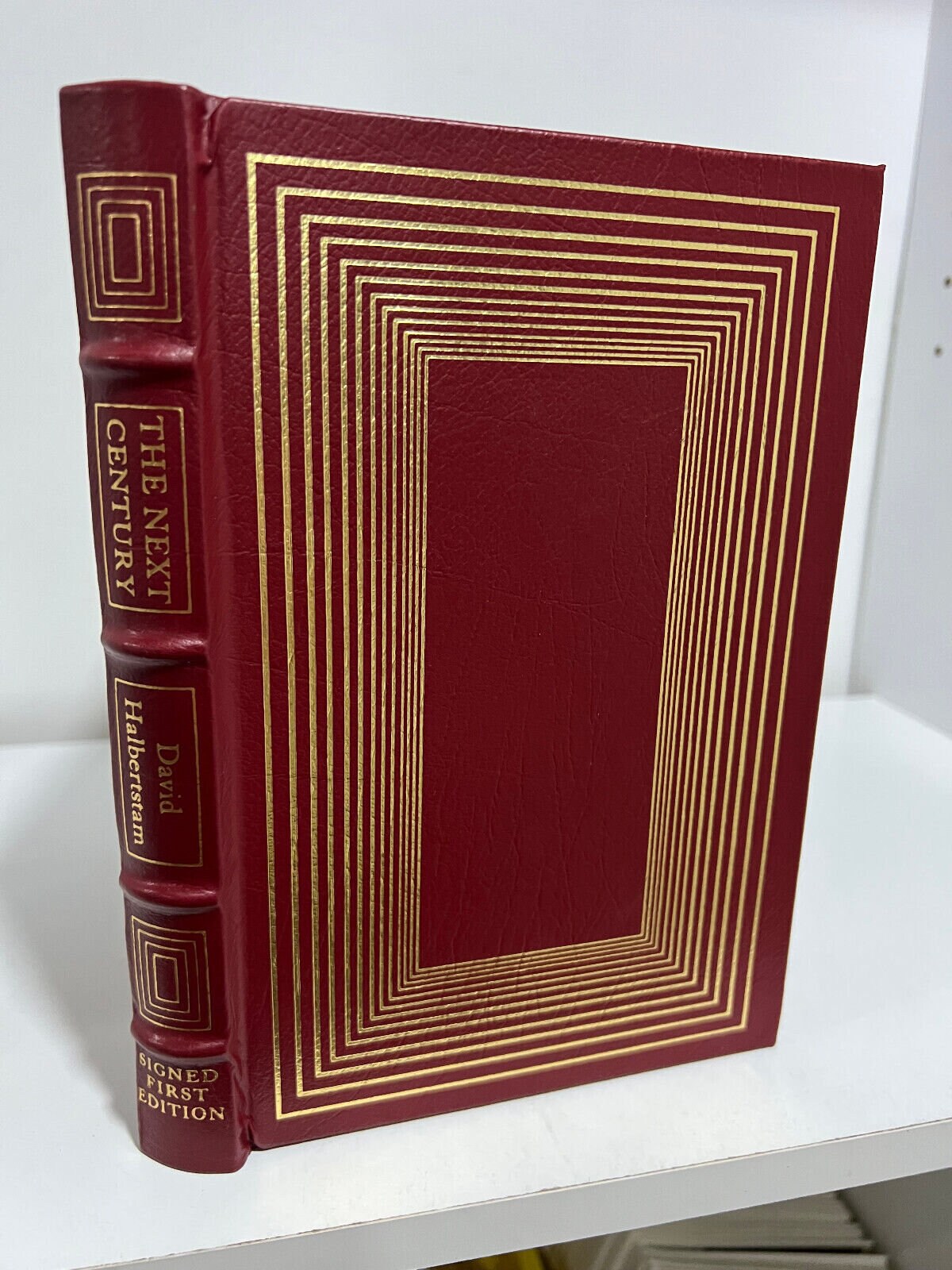 Easton Press Next Century - David Halberstam SIGNED 1st Edition - Etsy
