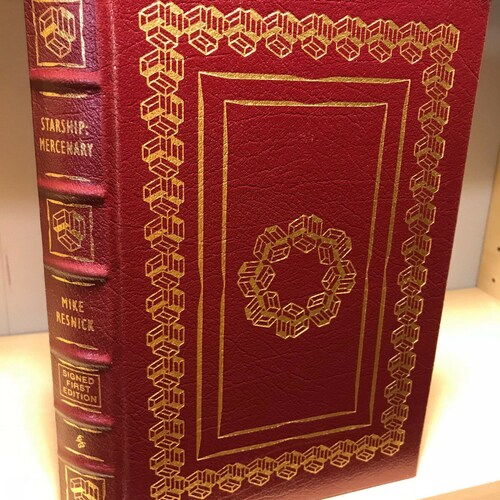 Easton Press shops Starship Mercenary - Mike Resnick SIGNED 1st Edition Sci Fi