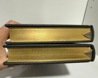 Franklin Library Moby Dick or the Whale by Herman Melville 2 Vol