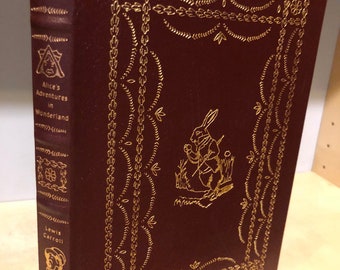 Easton Press Alice's Adventures in Wonderland by Lewis Carroll 100 Greatest