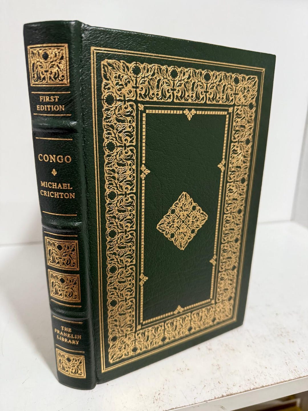 Franklin Library Congo - Michael Crichton 1st Edition - Etsy