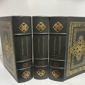 Easton Press Lee's Lieutenants 3 vol A Study in Command - Douglas Southall Freeman