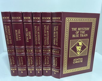 Easton Press AGATHA CHRISTIE - Hercule Poirot 6 vol set