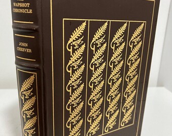 Franklin Library Wapshot Chronicle by John Cheever SIGNED Limited