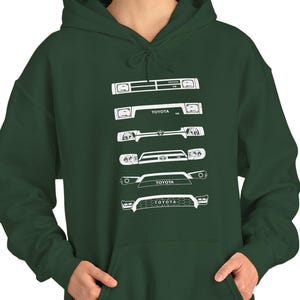 Toyota 4Runner Evolution Hoodie TRD Pro SR5 T100 Hilux Surf Offroad 22re Engine Overland 4wd N120 N60 N180 N210 N280 Pre Runner Trail