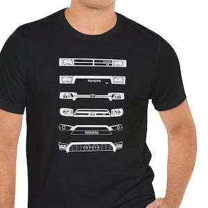 Toyota 4Runner Shirt Evolution TRD Pro SR5 T100 Hilux Surf Offroad 22re Engine Overland 4wd N120 N60 N180 N210 N280 Pre Runner Trail