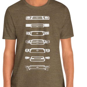 Toyota Tacoma Shirt for Owners Grill Evolution N140 N220 N400 TRD Pro Hilux Surf X-Runner N300 Overland Offroad Pick Up Truck Sr5