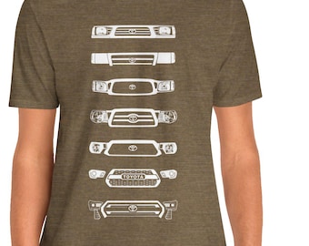 Toyota Tacoma Shirt for Owners Grill Evolution N140 N220 N400 TRD Pro Hilux Surf X-Runner N300 Overland Offroad Pick Up Truck Sr5