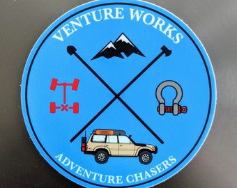 Toyota Overland Off Road Adventure Sticker 4Runner Land Cruiser Tacoma Tundra TEQ FJ Cruiser Trail Team sticker Diff Lock 4Lo TRD Pro