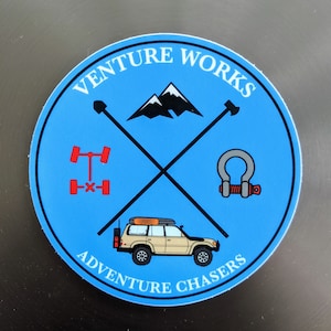 Toyota Overland Off Road Adventure Sticker 4Runner Land Cruiser Tacoma Tundra TEQ FJ Cruiser Trail Team Decal Diff Lock 4Lo TRD Pro