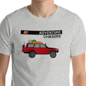 80 series Toyota Land Cruiser Shirt FJ80 Overlanding Equipped Adventure Chasers Overlanders Lexus LX450 Retro Overland off road