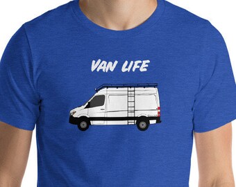 Sprinter Van Life Shirt for Van Lifers digital nomads van dwellers Home is where you park it Shirt Conversion Van