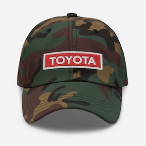 Toyota Badge Patch Overland Truck 4Runner Land Cruiser Tacoma Tundra Camry Corolla Rav4 Dad hat camo trd pro