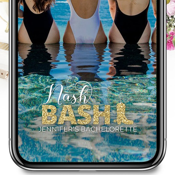 Nash Bash Snapchat Filter Snapchat Geofilter Bachelorette Etsy
