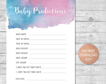 Gender reveal quiz | Etsy