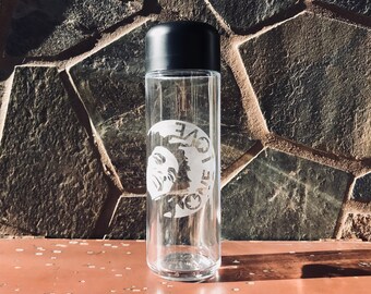 Dope Jars - 60 Dram Herb Storage, Child Resistant Stash Jar - with Dope Designs Deep Etched (One Love)