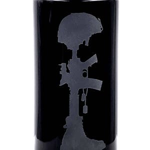 Dope Jars - 1 Liter Herb Storage, Stash Jar - with Veteran Design Deep Etched