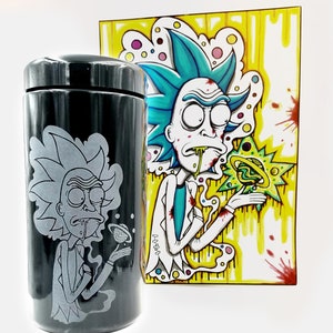 Rick And Morty Stash Box / Rolling Box - Stench Customs