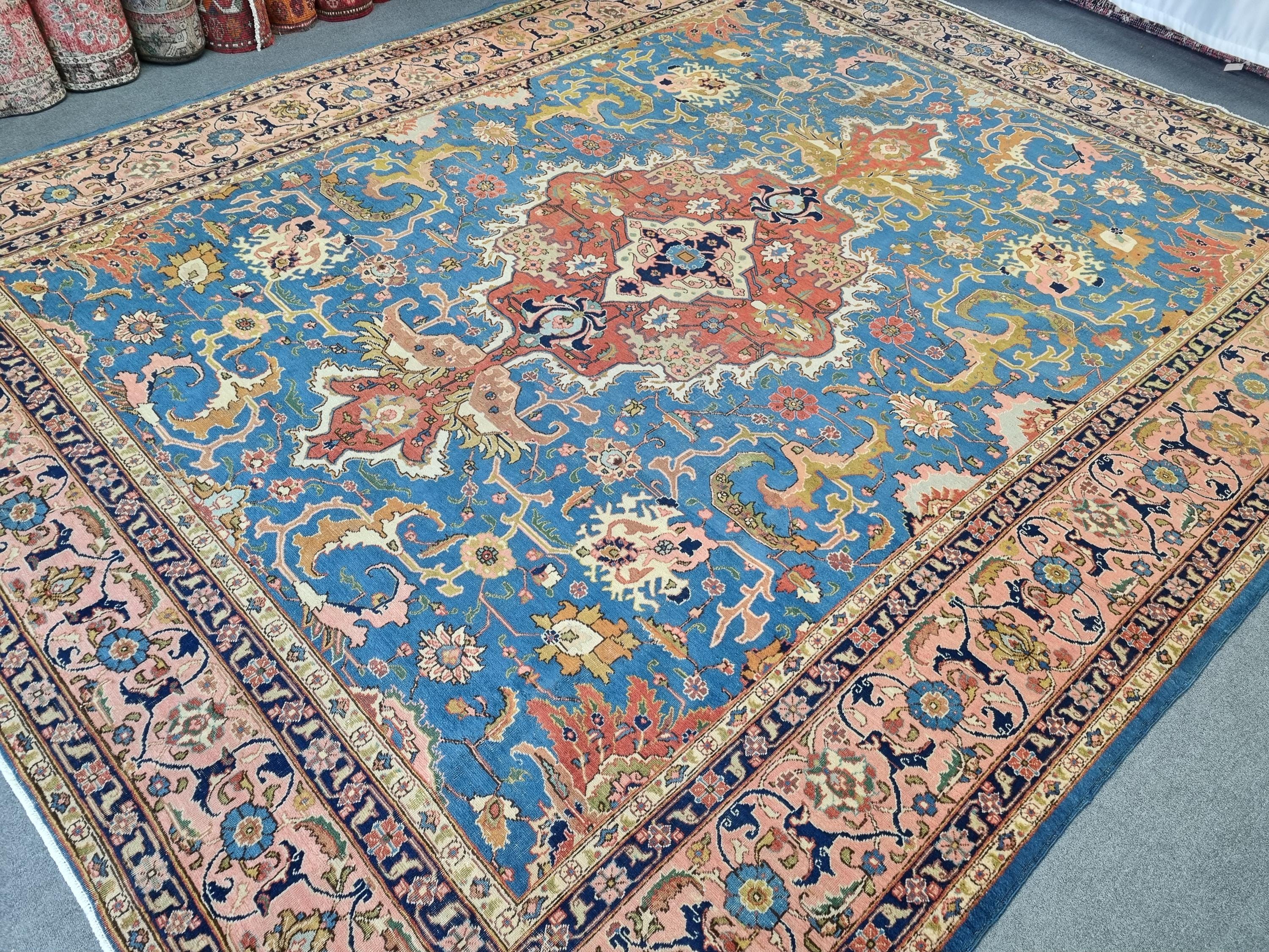 Tukish Wool Rug Antique Tukish 10x13 Ft Rug: Hand-woven Vintage Wool Rug, 10'1''x12'8 ...