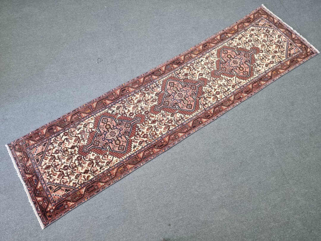 Antique Persian Kitchen Runner Rugneutral Narrow Runner Etsy